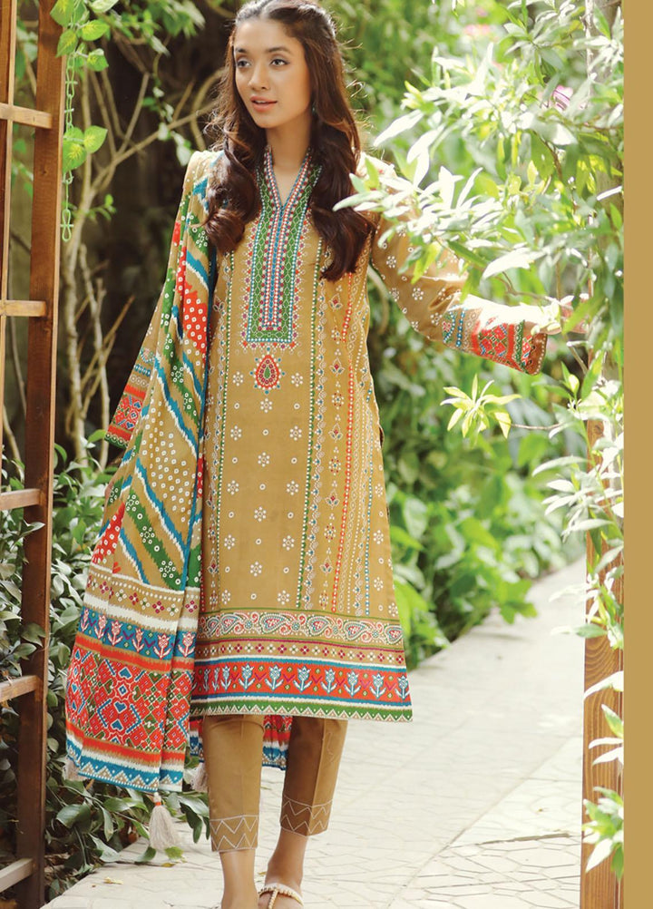 Komal Prints By Lakhany Printed Lawn Suits Unstitched 3 Piece LSM22KP KPC-7428-A - Summer Collection