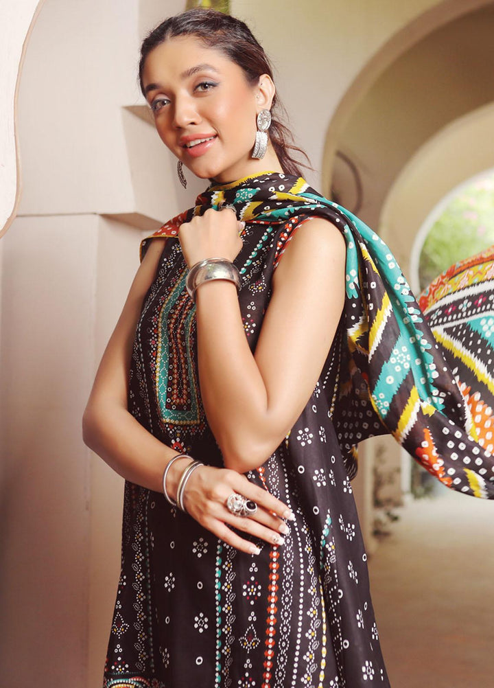 Komal Prints By Lakhany Printed Lawn Suits Unstitched 3 Piece LSM22KP KPC-7428-B - Summer Collection