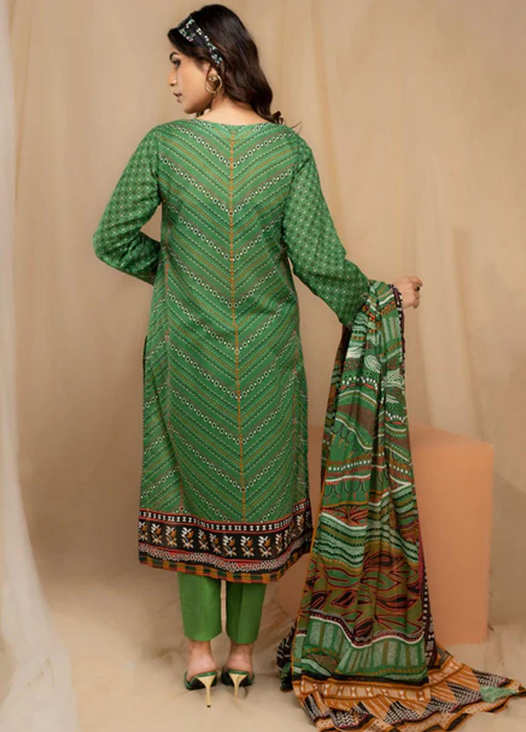 Lakhany Printed Lawn Suits Unstitched 3 Piece LSM23KP KPC-AA-0004-A - Summer Collection