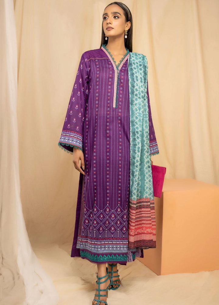 Lakhany Printed Lawn Suits Unstitched 3 Piece LSM23KP KPC-SR-0094-B - Summer Collection