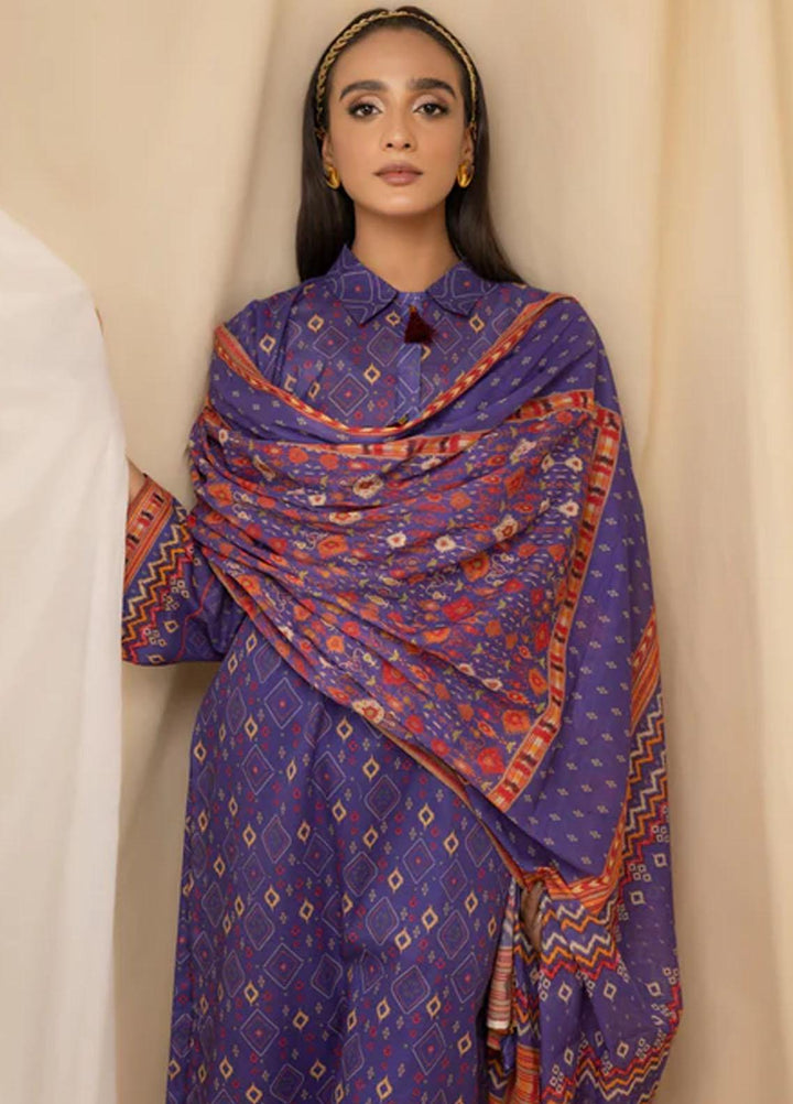 Lakhany Printed Lawn Suits Unstitched 3 Piece LSM23KP KPC-SR-0095-A - Summer Collection