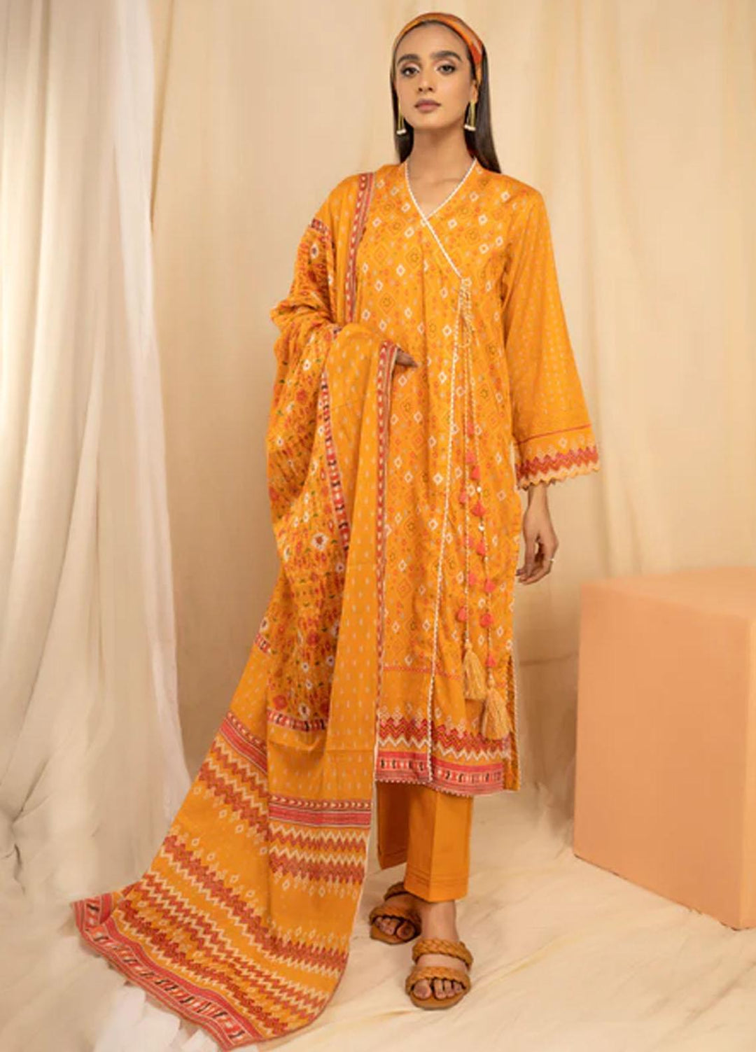 Lakhany Printed Lawn Suits Unstitched 3 Piece LSM23KP KPC-SR-0095-B - Summer Collection