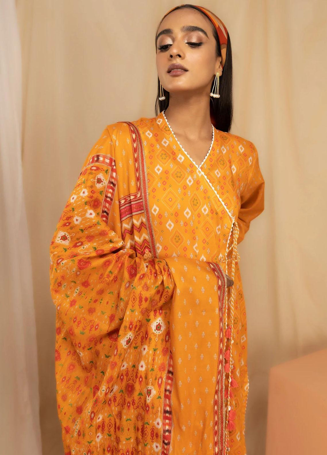 Lakhany Printed Lawn Suits Unstitched 3 Piece LSM23KP KPC-SR-0095-B - Summer Collection