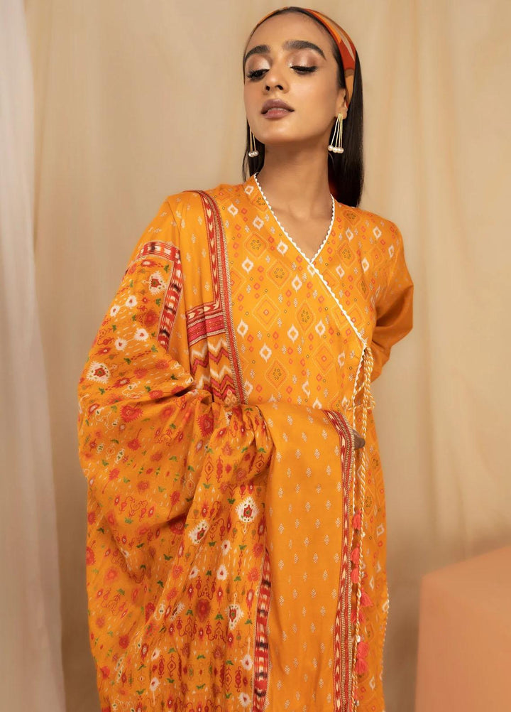 Lakhany Printed Lawn Suits Unstitched 3 Piece LSM23KP KPC-SR-0095-B - Summer Collection