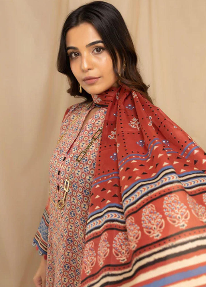 Lakhany Printed Lawn Suits Unstitched 3 Piece LSM23KP KPC-SR-0096-A - Summer Collection