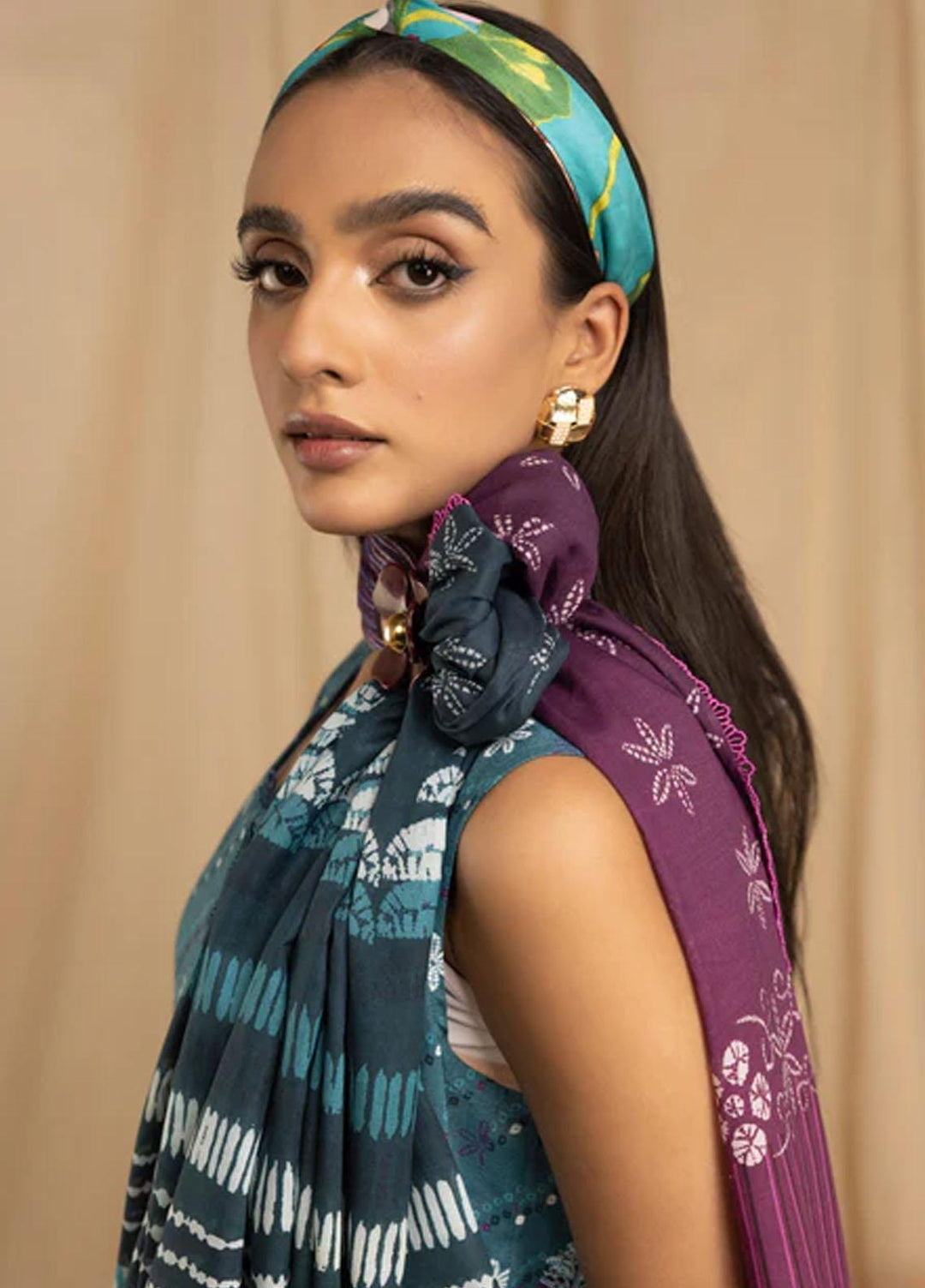 Lakhany Printed Lawn Suits Unstitched 3 Piece LSM23KP KPC-ZH-0031-A - Summer Collection