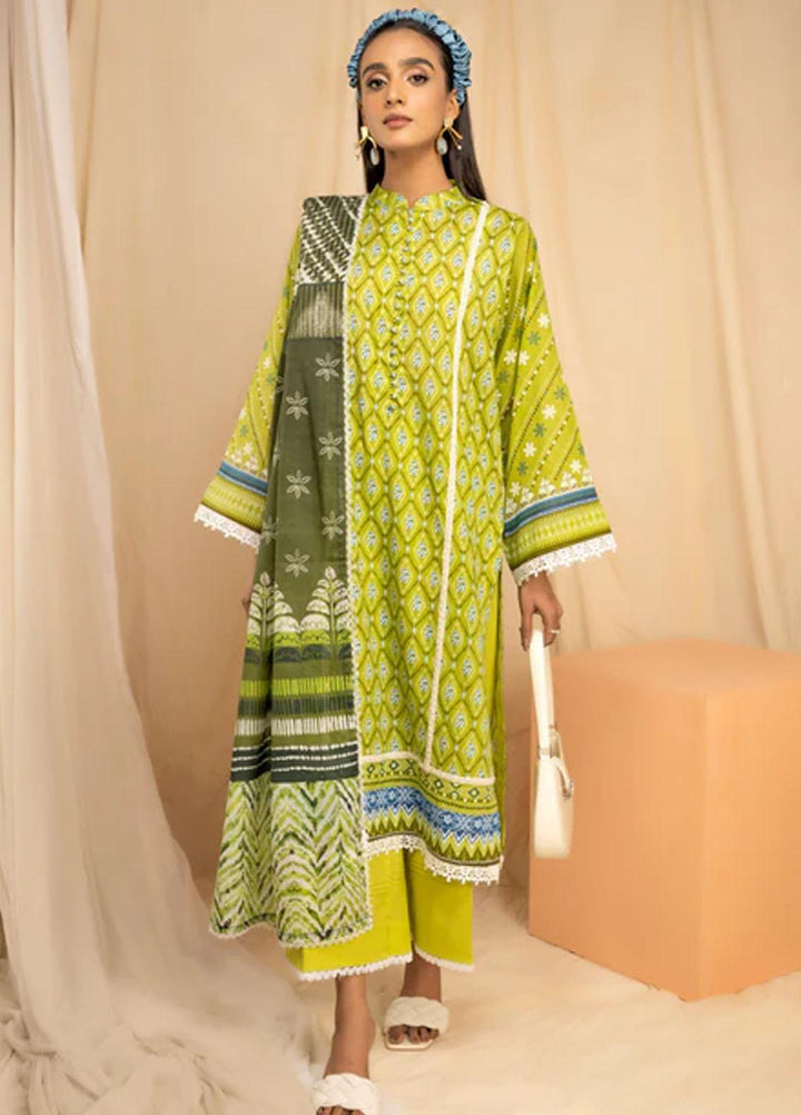 Lakhany Printed Lawn Suits Unstitched 3 Piece LSM23KP KPC-ZH-0031-B - Summer Collection