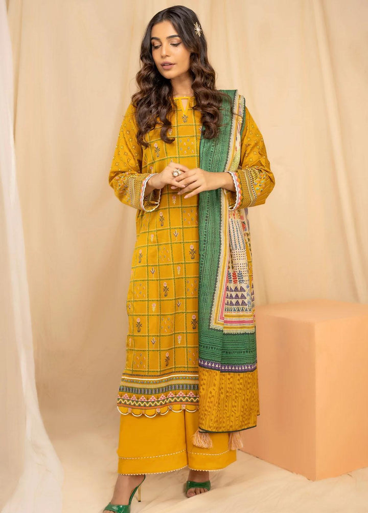 Lakhany Printed Lawn Suits Unstitched 3 Piece LSM23KP KPC-ZH-0032-A - Summer Collection