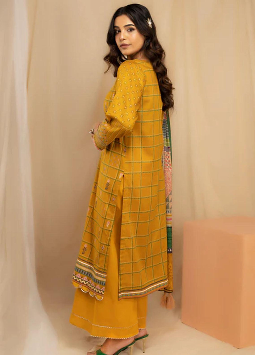 Lakhany Printed Lawn Suits Unstitched 3 Piece LSM23KP KPC-ZH-0032-A - Summer Collection