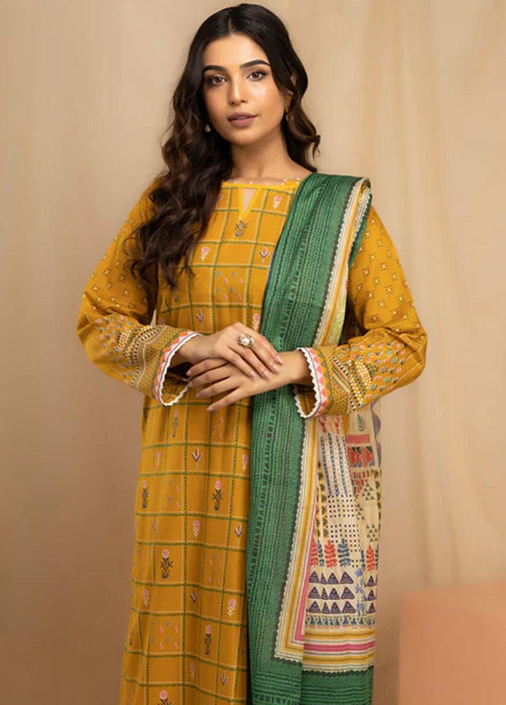 Lakhany Printed Lawn Suits Unstitched 3 Piece LSM23KP KPC-ZH-0032-A - Summer Collection