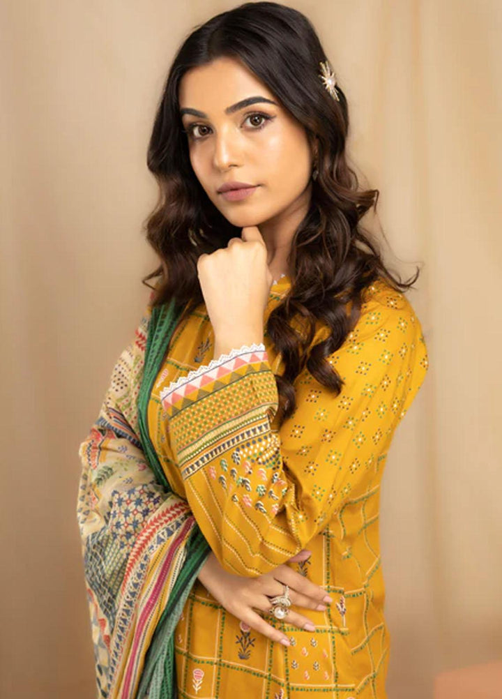 Lakhany Printed Lawn Suits Unstitched 3 Piece LSM23KP KPC-ZH-0032-A - Summer Collection