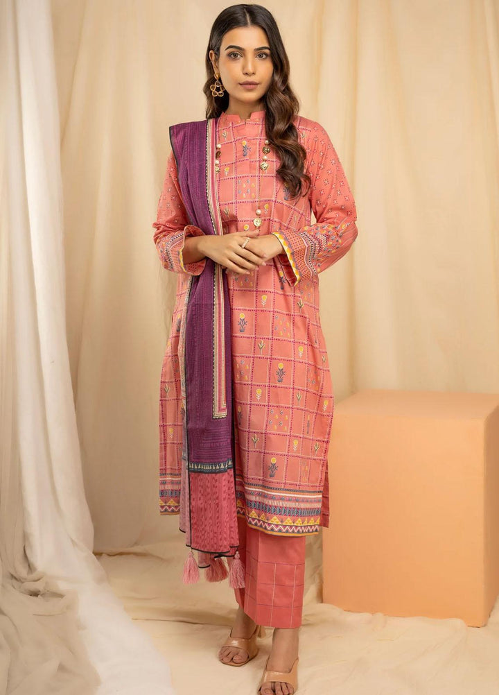 Lakhany Printed Lawn Suits Unstitched 3 Piece LSM23KP KPC-ZH-0032-B - Summer Collection