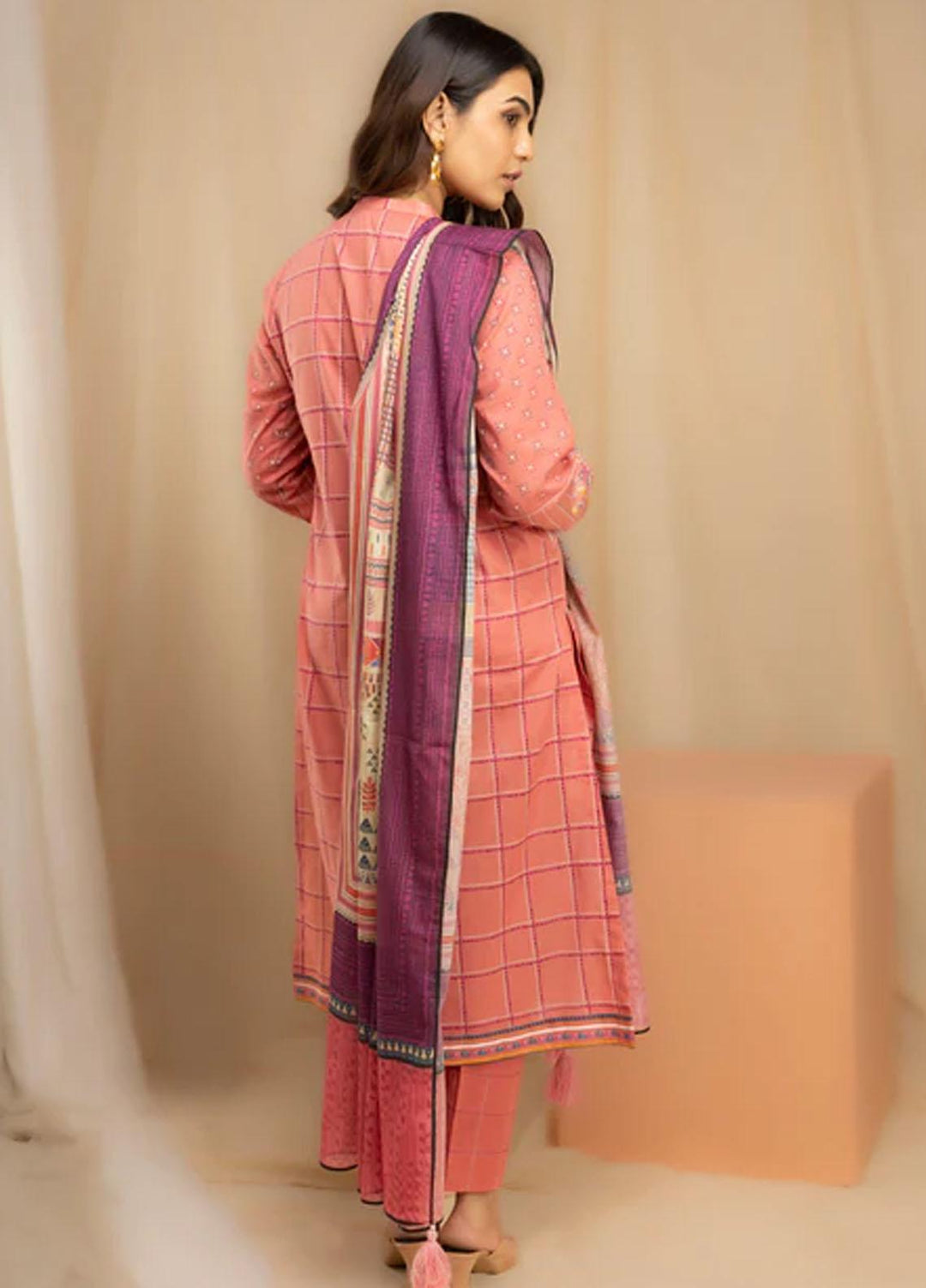 Lakhany Printed Lawn Suits Unstitched 3 Piece LSM23KP KPC-ZH-0032-B - Summer Collection