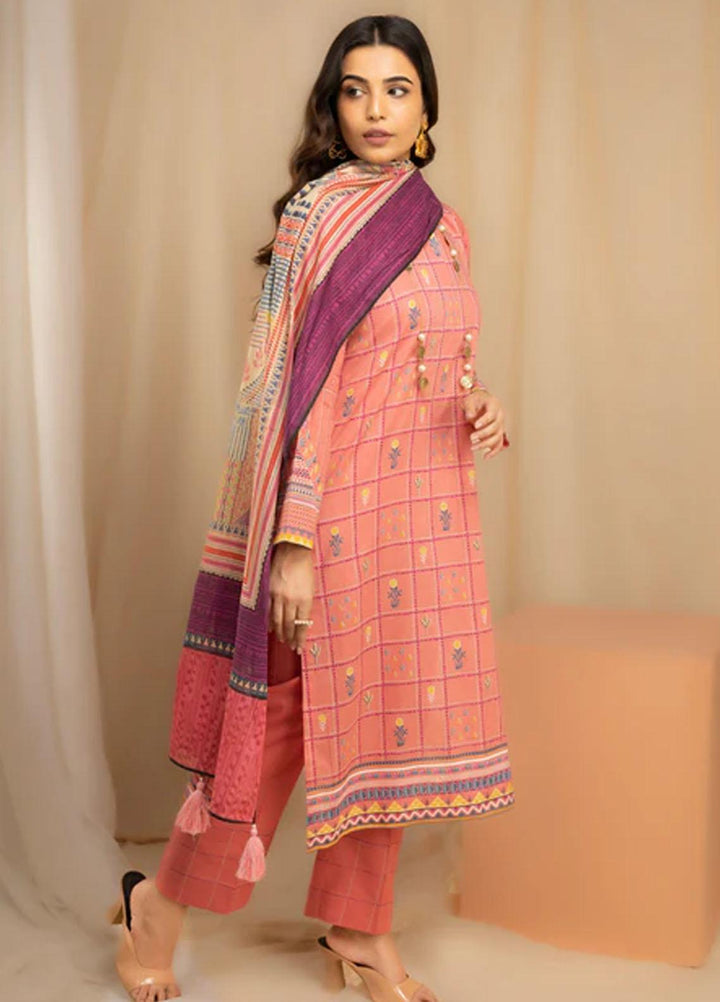 Lakhany Printed Lawn Suits Unstitched 3 Piece LSM23KP KPC-ZH-0032-B - Summer Collection