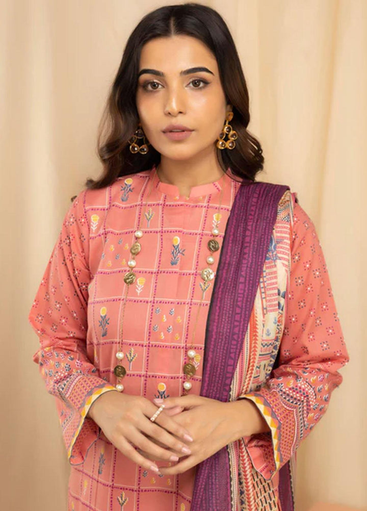 Lakhany Printed Lawn Suits Unstitched 3 Piece LSM23KP KPC-ZH-0032-B - Summer Collection