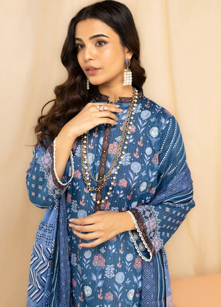 Lakhany Printed Lawn Suits Unstitched 3 Piece LSM23KP KPC-ZH-0033-A - Summer Collection