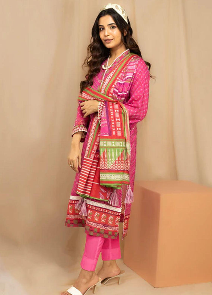 Lakhany Printed Lawn Suits Unstitched 3 Piece LSM23KP KPC-AA-0004-B - Summer Collection