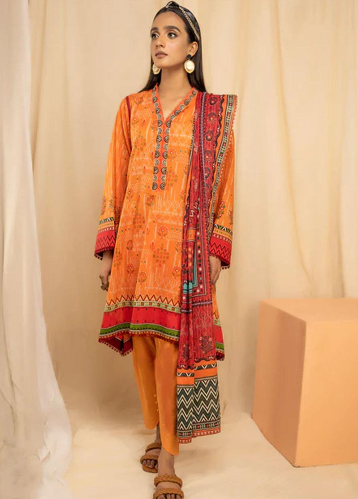 Lakhany Printed Lawn Suits Unstitched 3 Piece LSM23KP KPC-EA-0429-A - Summer Collection