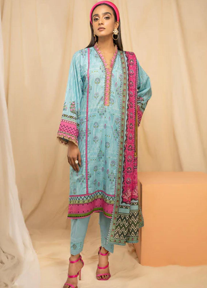 Lakhany Printed Lawn Suits Unstitched 3 Piece LSM23KP KPC-EA-0429-B - Summer Collection