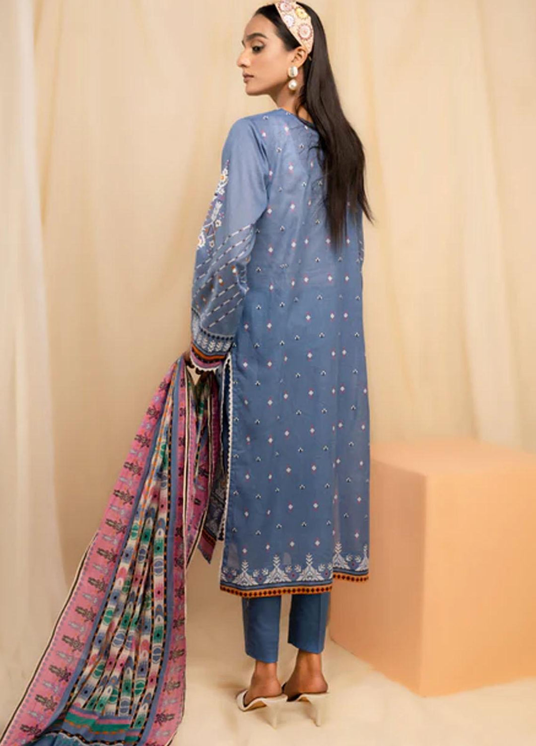 Lakhany Printed Lawn Suits Unstitched 3 Piece LSM23KP KPC-EA-0430-B - Summer Collection