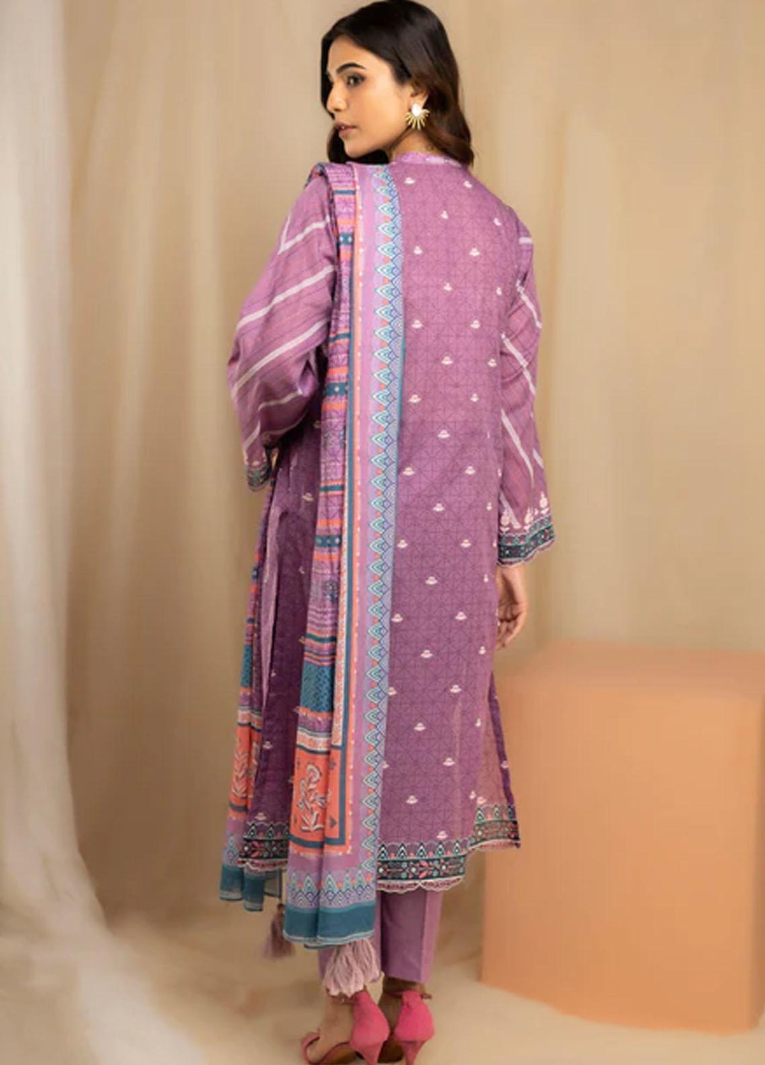 Lakhany Printed Lawn Suits Unstitched 3 Piece LSM23KP KPC-RN-0033-A - Summer Collection