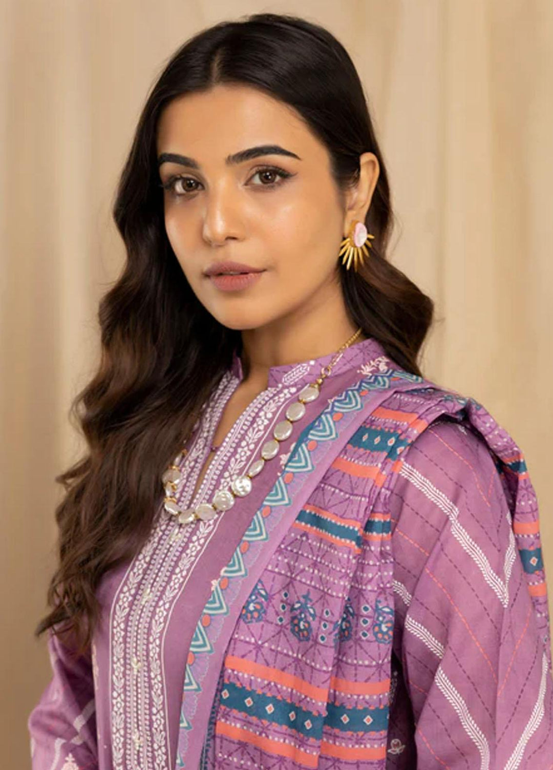 Lakhany Printed Lawn Suits Unstitched 3 Piece LSM23KP KPC-RN-0033-A - Summer Collection