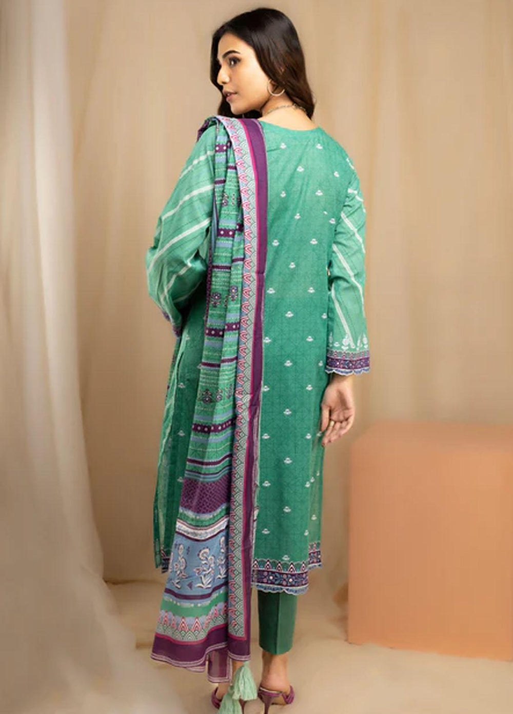 Lakhany Printed Lawn Suits Unstitched 3 Piece LSM23KP KPC-RN-0033-B - Summer Collection