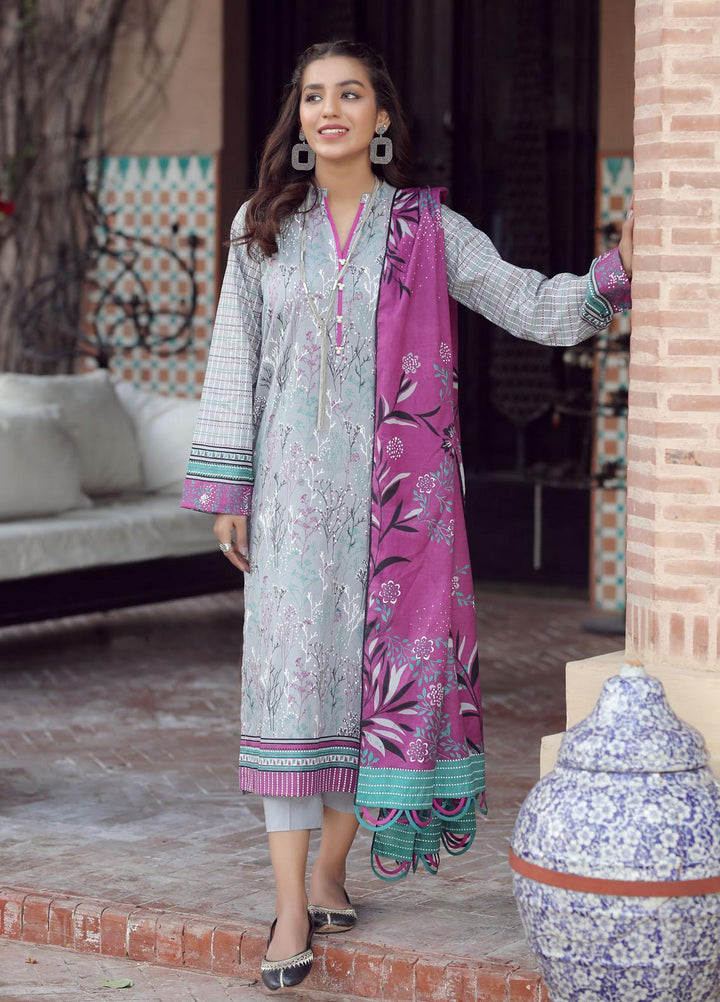 Komal By Lakhany Printed Lawn Suits Unstitched 3 Piece LSM22K KP-2021-A - Summer Collection