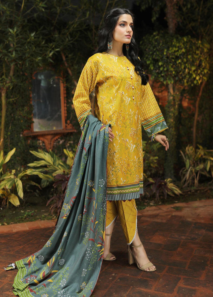 Komal By Lakhany Printed Lawn Suits Unstitched 3 Piece LSM22K KP-2021-B - Summer Collection