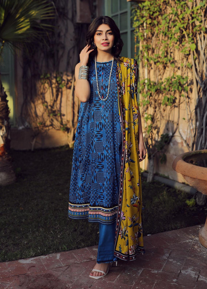 Komal By Lakhany Printed Lawn Suits Unstitched 3 Piece LSM22K KP-2022-B - Summer Collection