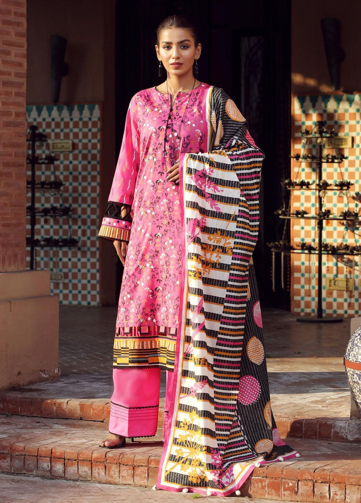 Komal By Lakhany Printed Lawn Suits Unstitched 3 Piece LSM22K KP-2024-B - Summer Collection