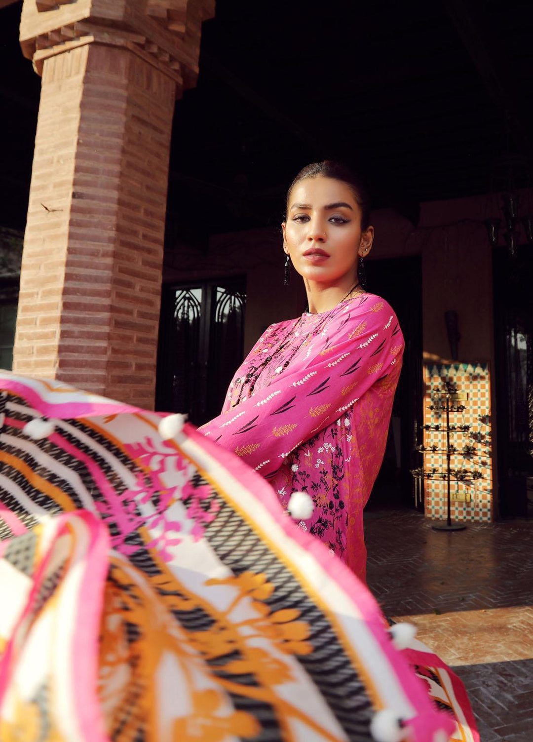 Komal By Lakhany Printed Lawn Suits Unstitched 3 Piece LSM22K KP-2024-B - Summer Collection