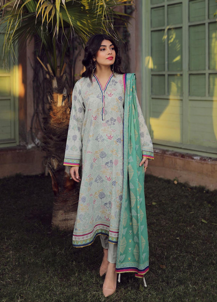 Komal By Lakhany Printed Lawn Suits Unstitched 3 Piece LSM22K KP-2027-A - Summer Collection