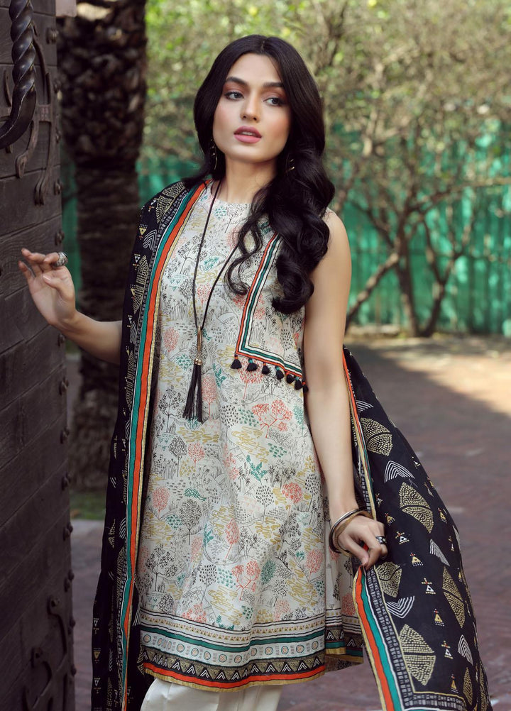Komal By Lakhany Printed Lawn Suits Unstitched 3 Piece LSM22K KP-2027-B - Summer Collection