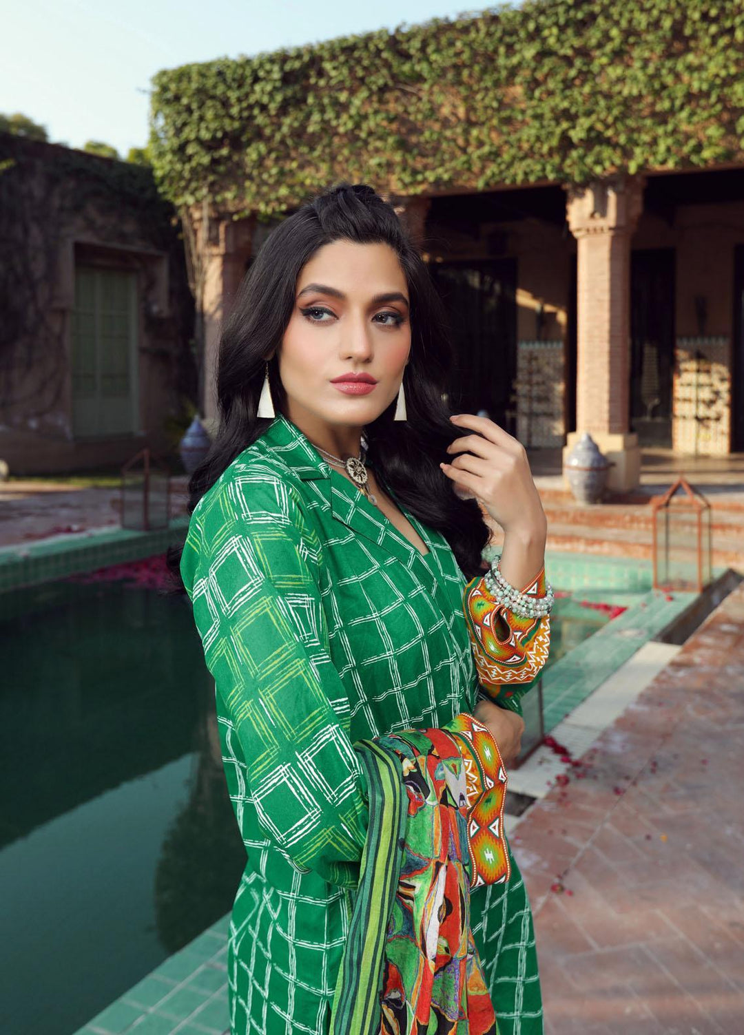 Komal By Lakhany Printed Lawn Suits Unstitched 3 Piece LSM22K KP-2028-A - Summer Collection