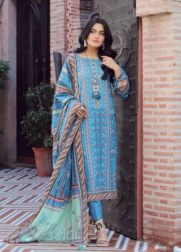 Komal By Lakhany Printed Lawn Suits Unstitched 3 Piece LSM22K KP-2030-A - Summer Collection