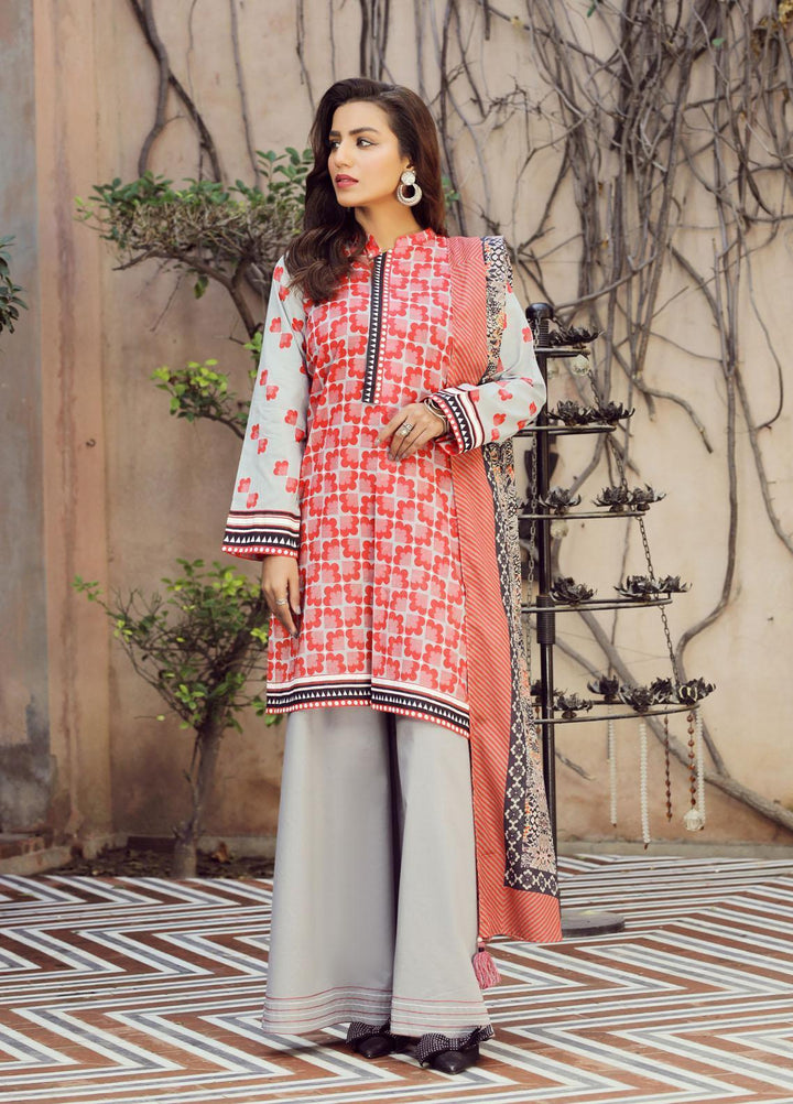 Komal By Lakhany Printed Lawn Suits Unstitched 3 Piece LSM22K KP-2031-A - Summer Collection