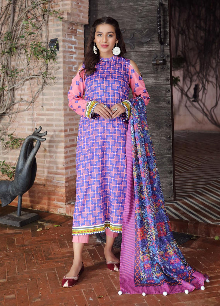 Komal By Lakhany Printed Lawn Suits Unstitched 3 Piece LSM22K KP-2031-B - Summer Collection