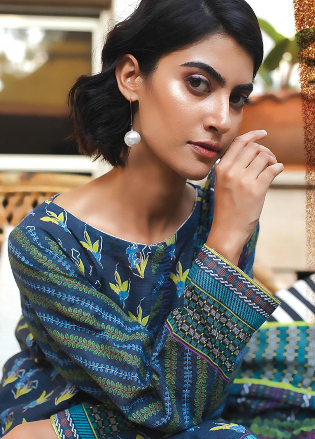 Lakhany Printed Khaddar Suits Unstitched 3 Piece LSM21KK KPW-501 - Winter Collection