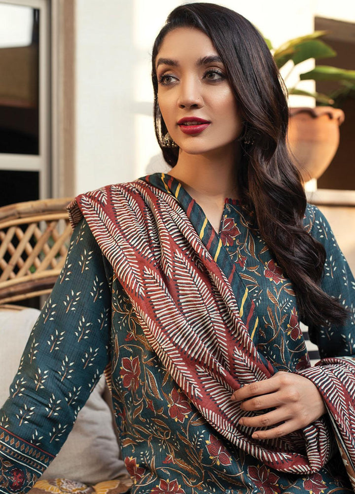 Lakhany Printed Khaddar Suits Unstitched 3 Piece LSM21KK KPW-507 - Winter Collection