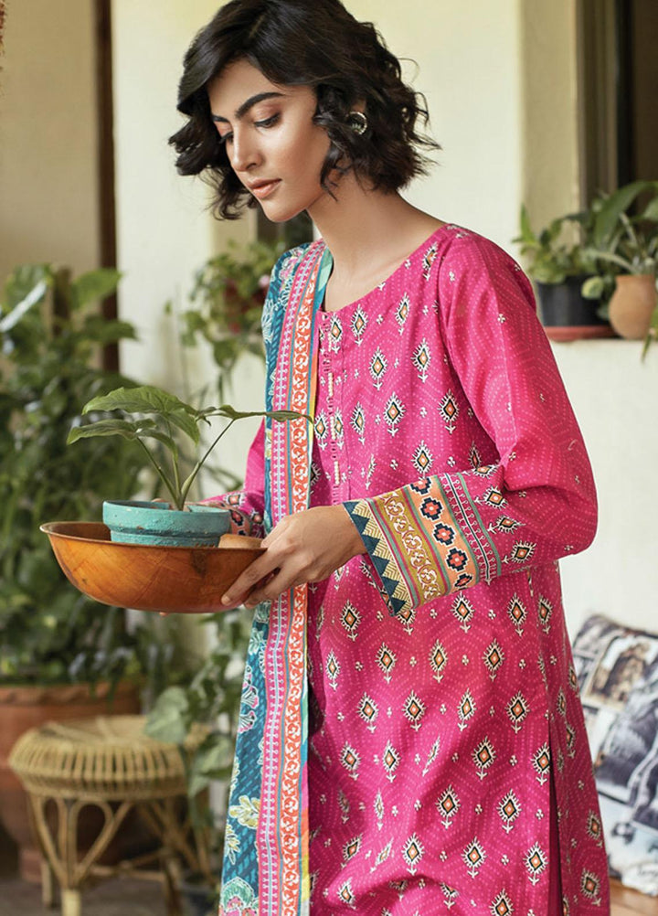 Lakhany Printed Khaddar Suits Unstitched 3 Piece LSM21KK KPW-514 - Winter Collection
