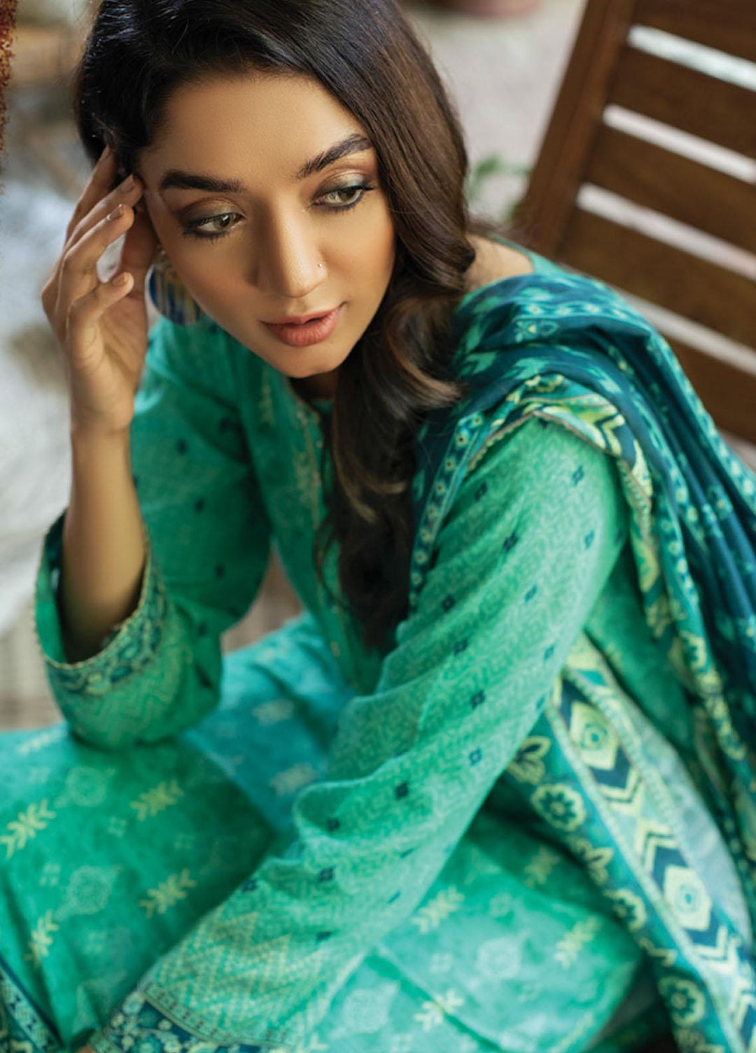 Lakhany Printed Khaddar Suits Unstitched 3 Piece LSM21KK KPW-519 - Winter Collection