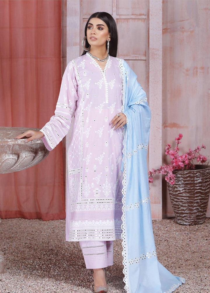 Luckhnowi By Lakhany Embroidered Lawn Suits Unstitched 3 Piece LSM22LF LFE-5012 - Festive Collection