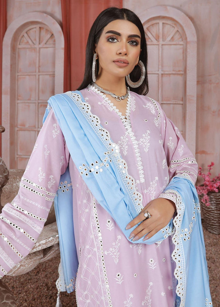 Luckhnowi By Lakhany Embroidered Lawn Suits Unstitched 3 Piece LSM22LF LFE-5012 - Festive Collection