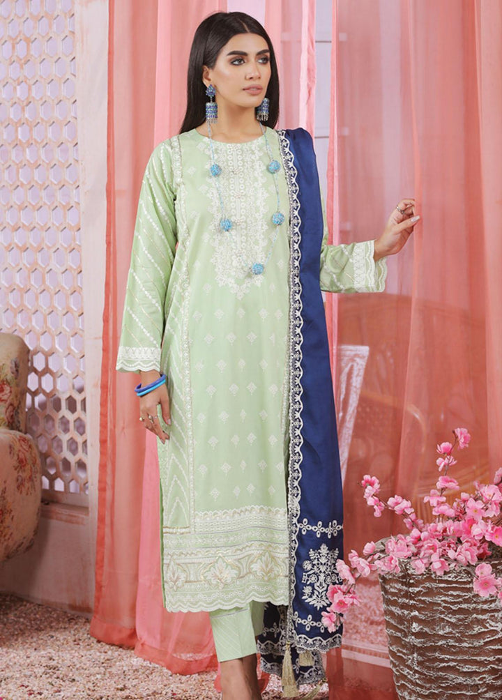 Luckhnowi By Lakhany Embroidered Lawn Suits Unstitched 3 Piece LSM22LF LFE-5014 - Festive Collection