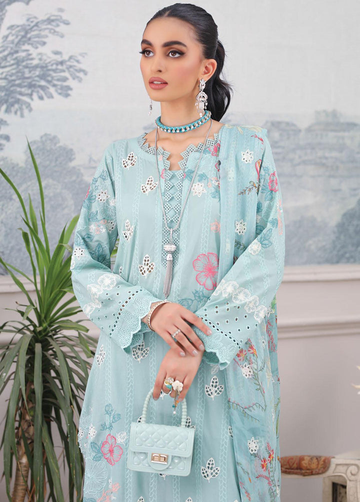 Luckhnowi By Lakhany Embroidered Lawn Suits Unstitched 3 Piece LSM23L CEC-5482 - Premium Collection