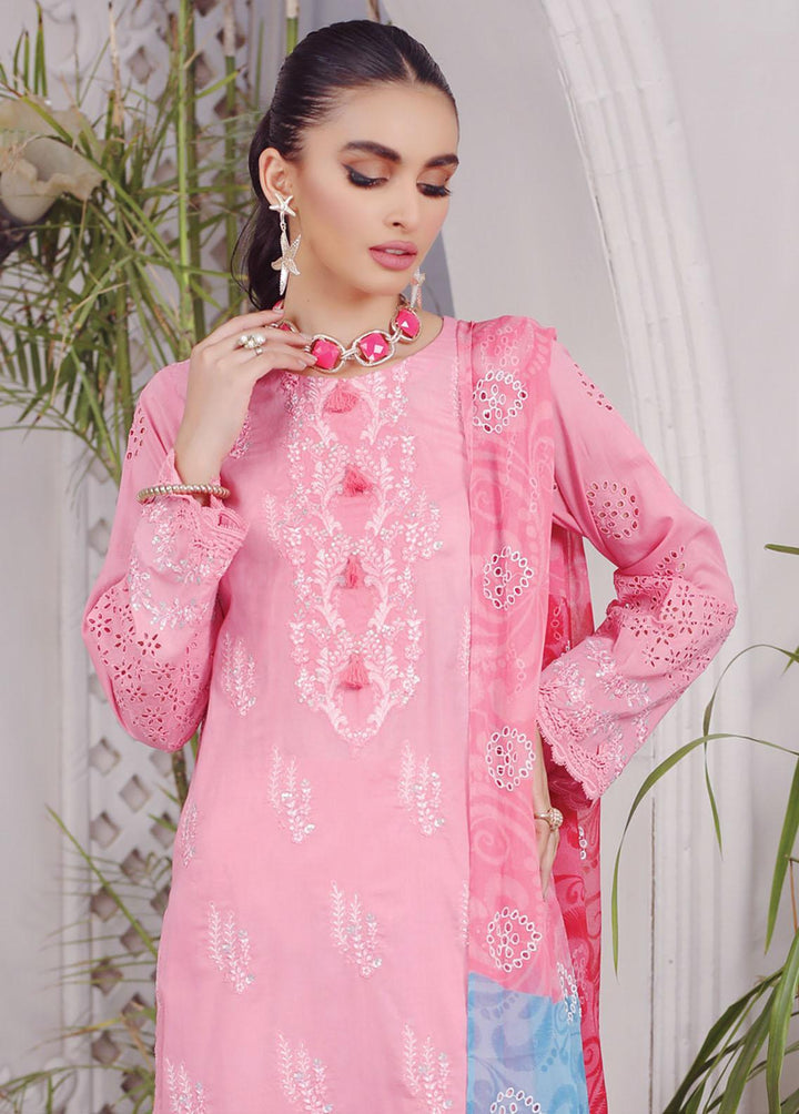 Luckhnowi By Lakhany Embroidered Lawn Suits Unstitched 3 Piece LSM23L CEC-5483 - Premium Collection
