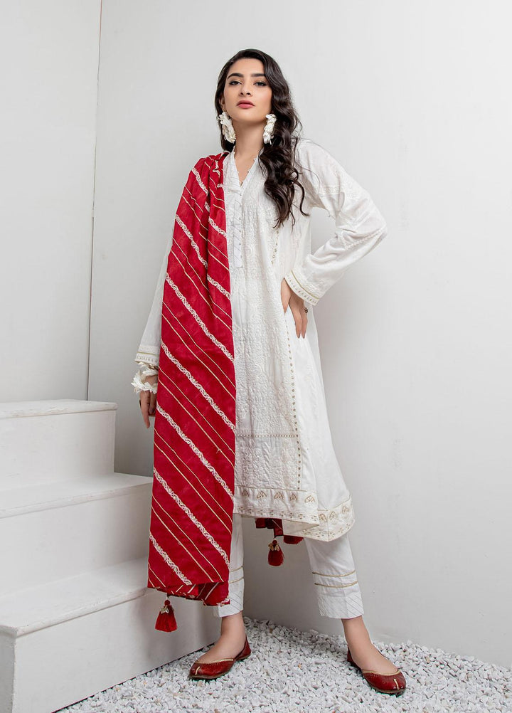 Lakhany Embroidered Lawn Suits Unstitched 3 Piece LSM21LK LEC-8021 - Festive Collection