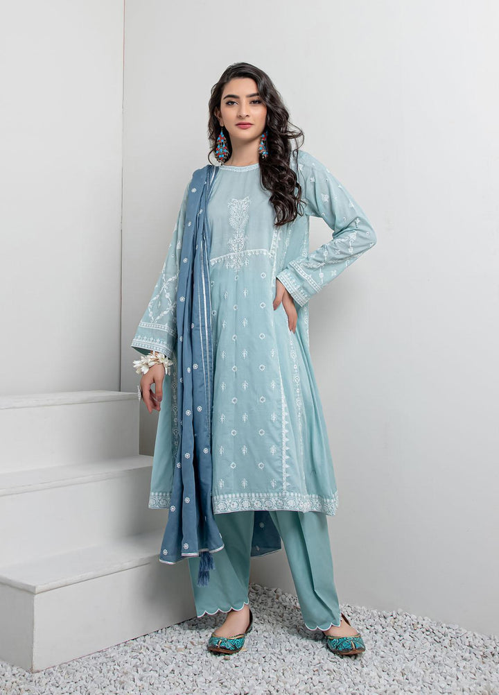 Lakhany Embroidered Lawn Suits Unstitched 3 Piece LSM21LK LEC-8022 - Festive Collection