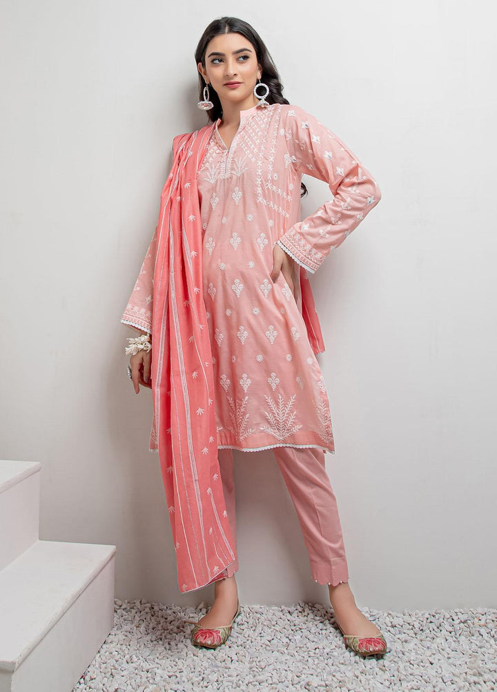 Lakhany Embroidered Lawn Suits Unstitched 3 Piece LSM21LK LEC-8024 - Festive Collection